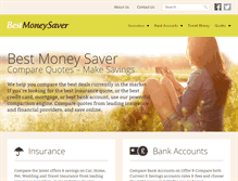 Tablet Screenshot of bestmoneysaver.co.uk